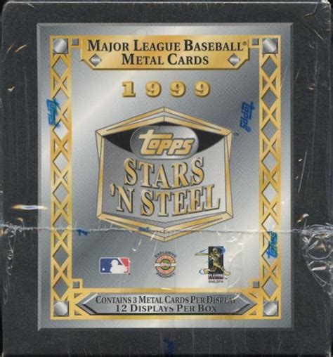 RARE 1999 Topps STARS 'N STEEL MLB Baseball Metal Cards 